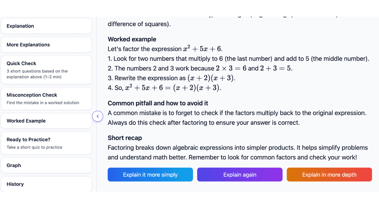 Math Concepts Explained preview step 2
